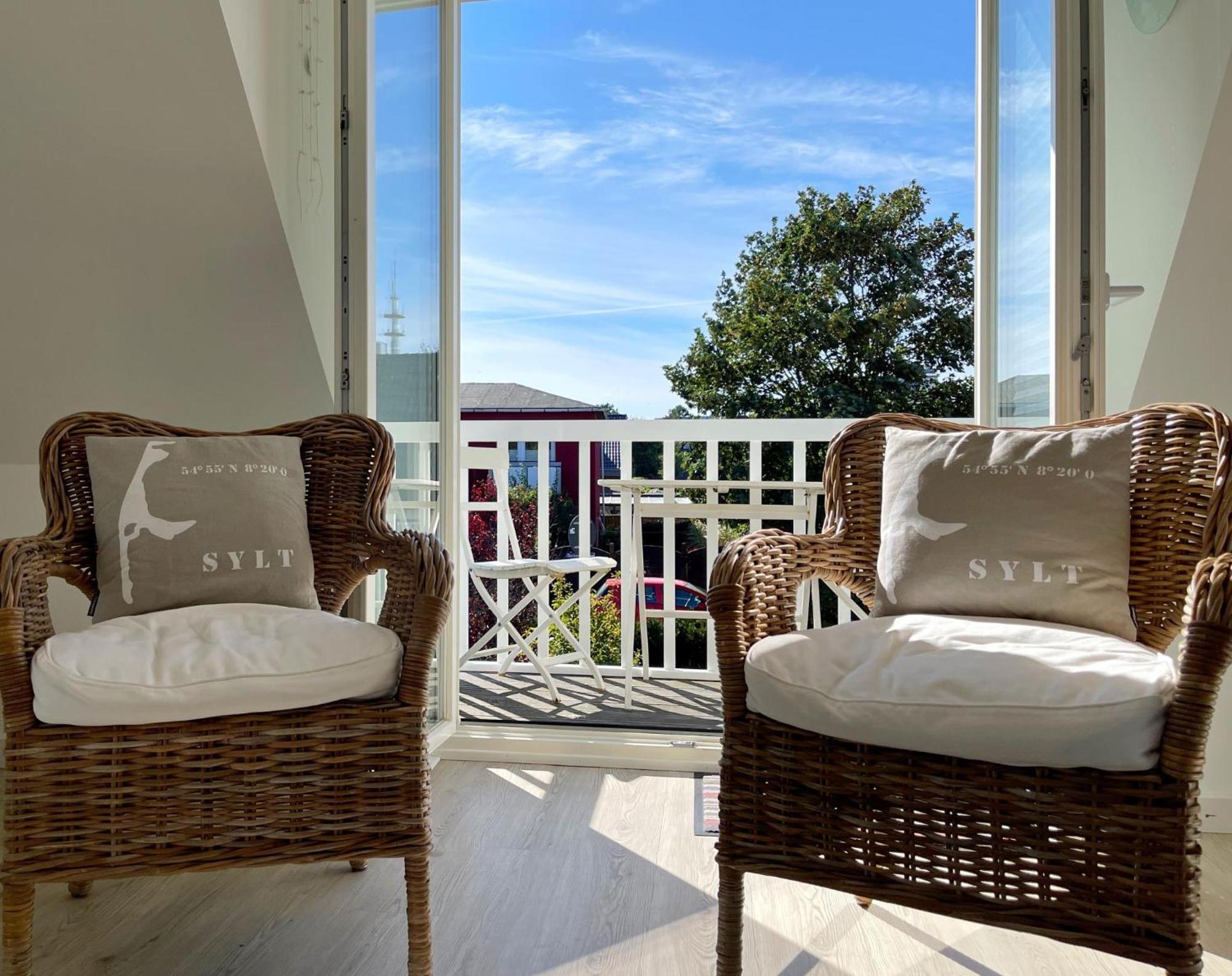 Haus Duenenrose App 2 Mit Balkon Lägenhet Westerland Exteriör bild